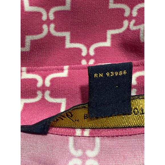 Brooks Brothers 346 Shirt Dress Collared Stretch Womens Small Long Sleeve Pink - Picture 11 of 11